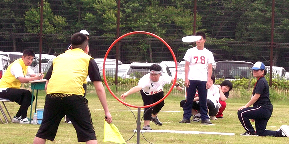 ゆうあいスポーツ大会、競技の模様