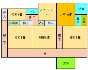 お試し居住間取り図