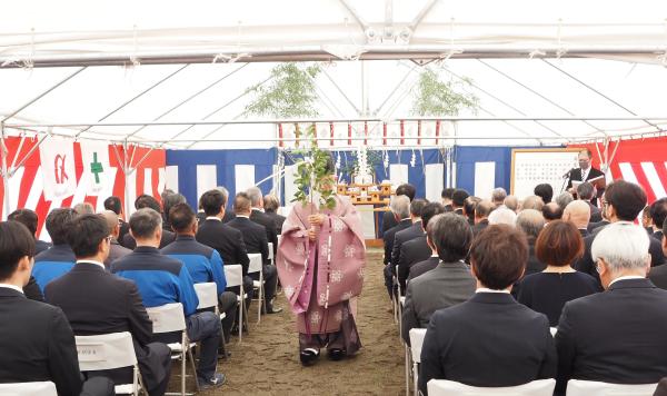 安全祈願祭の様子