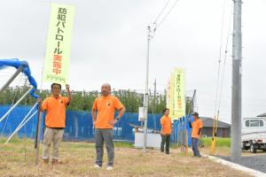 梨ぶどう守り隊　活動風景