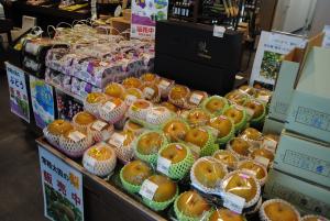 道の駅売り場（梨）