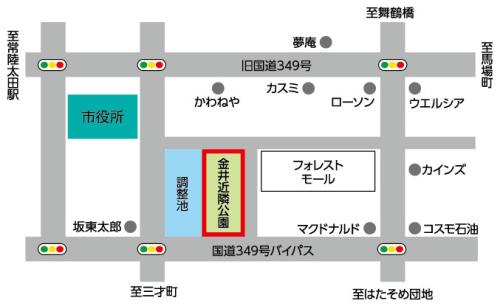 金井近隣公園（地図）5000